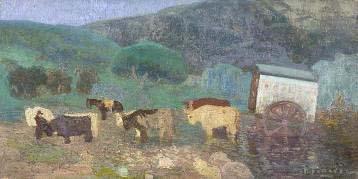 La carreta, Pedro Figari